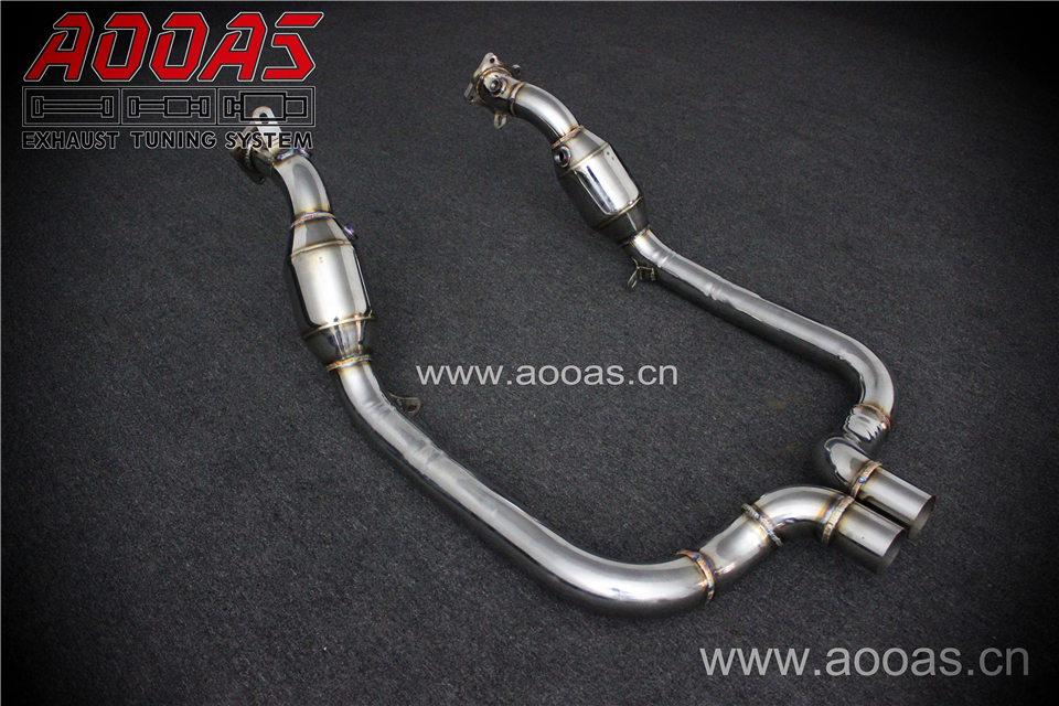 Porsche Panamera 4s 3.0T All SS304 / Cat (With Cat) Downpipe
